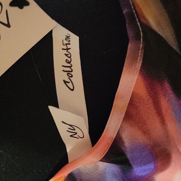 NWT NY Collection Women's Abstract Gemstone Blouse - Picture 8 of 13